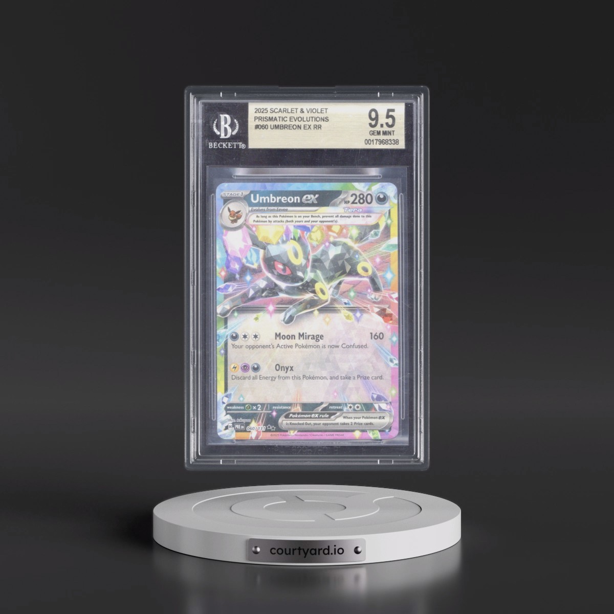 2024 Prismatic Evolutions - PRE EN #060 Umbreon ex - Holo (BGS 9.5 GEM MINT)