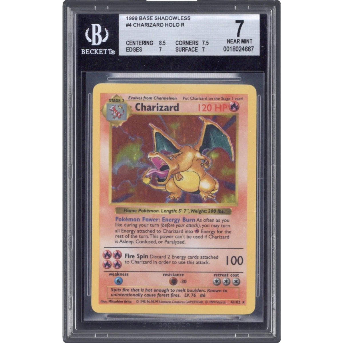 Charizard card artwork