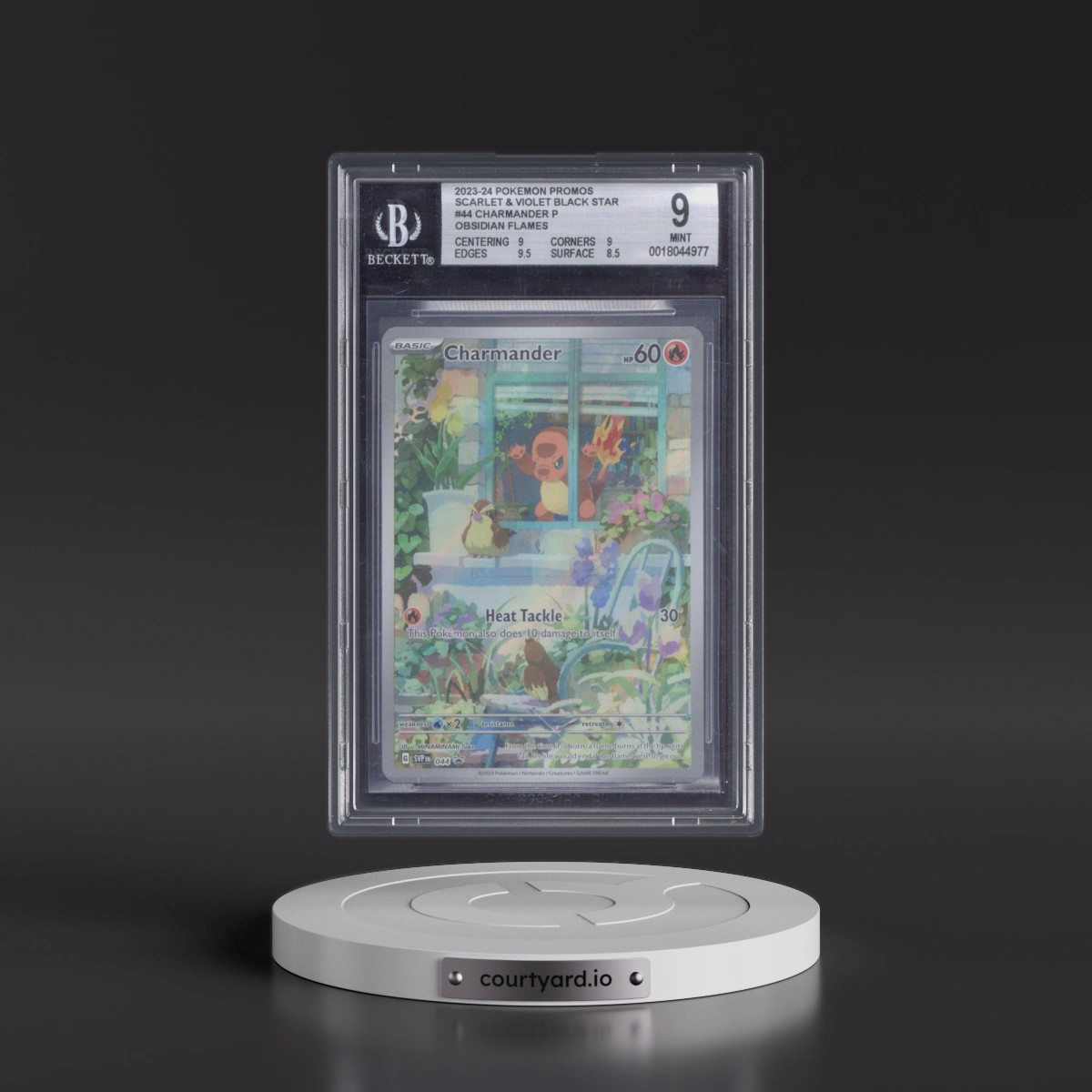 2023 Black Star Promos - Scarlet & Violet SVPEN #044 Charmander - Obsidian Flames Elite Trainer Box (Holo) (BGS 9 MINT)