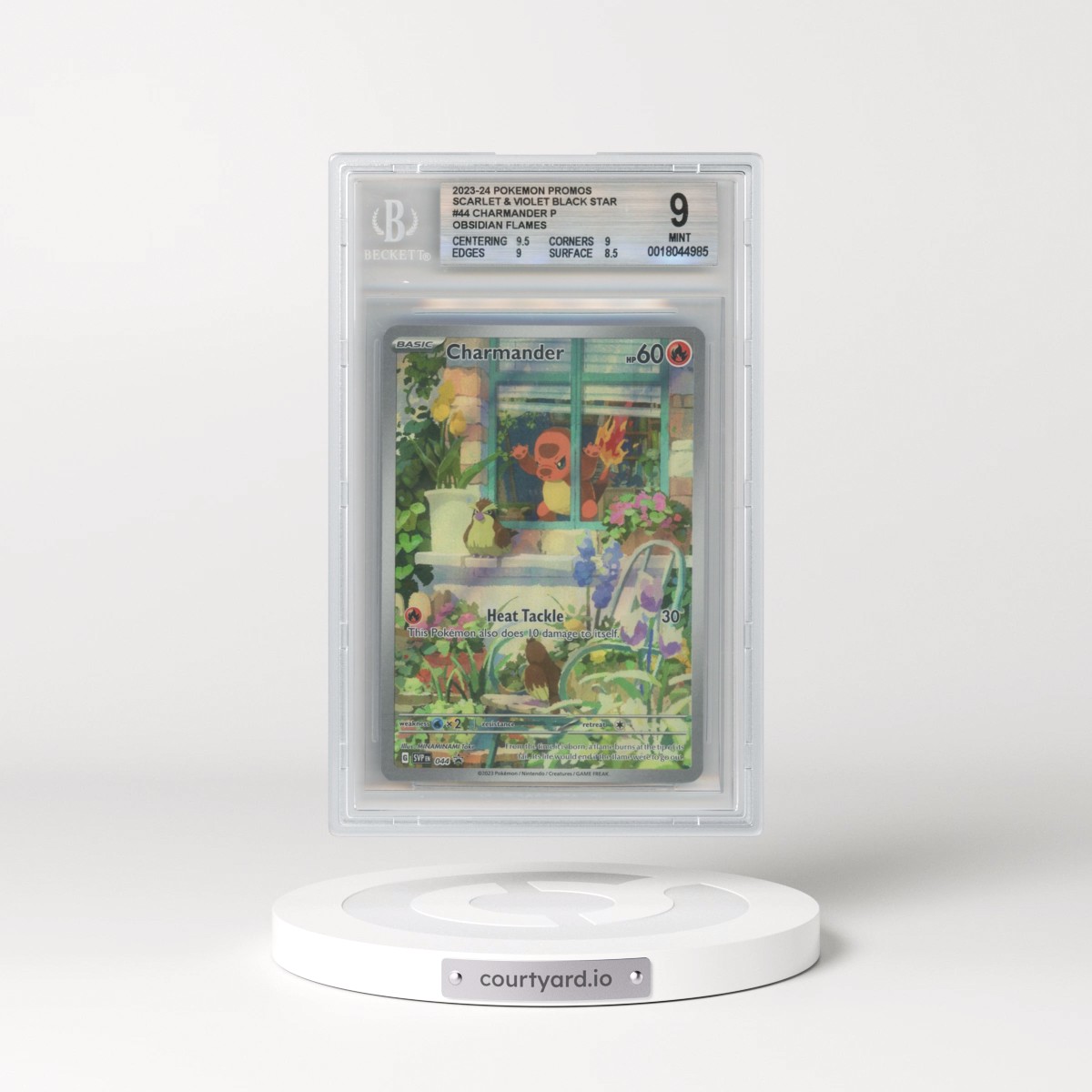 2023 Black Star Promos - Scarlet & Violet SVPEN #044 Charmander - Obsidian Flames Elite Trainer Box (Holo) (BGS 9 MINT)