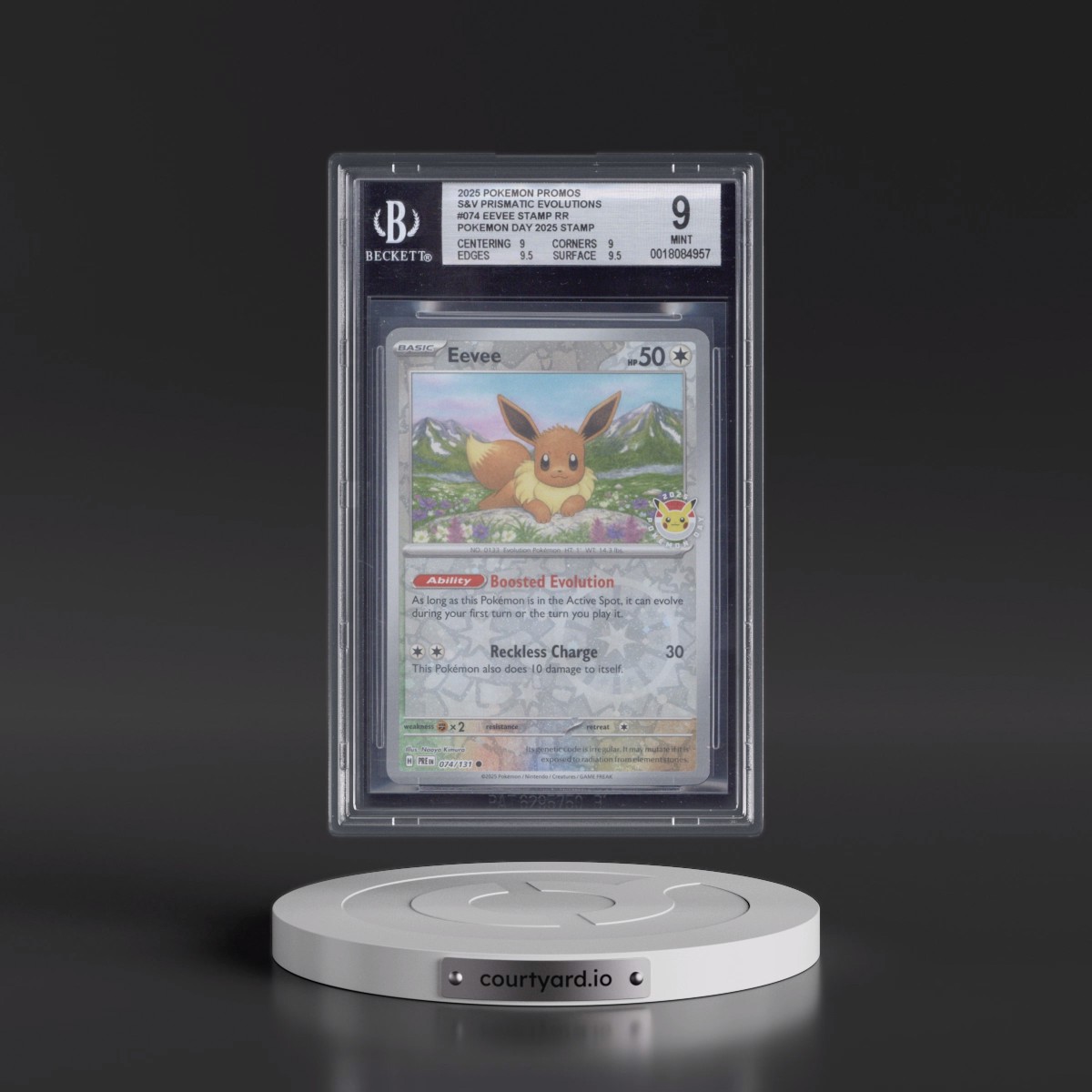 2024 Prismatic Evolutions - PRE EN #074 Eevee (BGS 9 MINT)