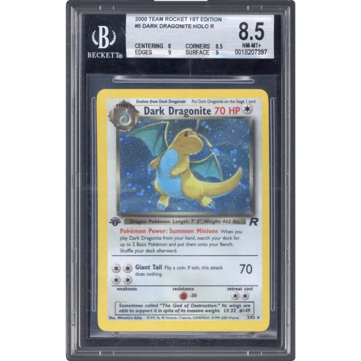 Dark Dragonite card artwork