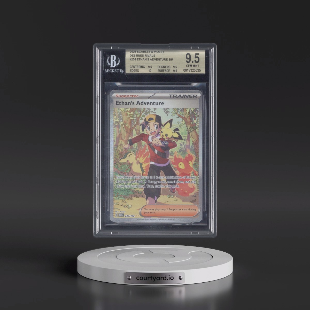 2025 Destined Rivals - DRI EN #236 Ethan's Adventure - Special Illustration Rare (Holo) (BGS 9.5 GEM MINT)