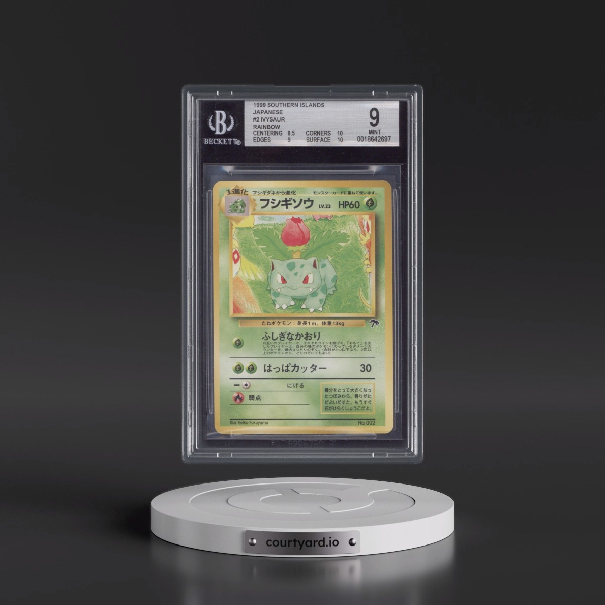 1999 Pokémon Promo Southern Islands #2 Ivysaur - Southern Island-R.I. (BGS 9 MINT)