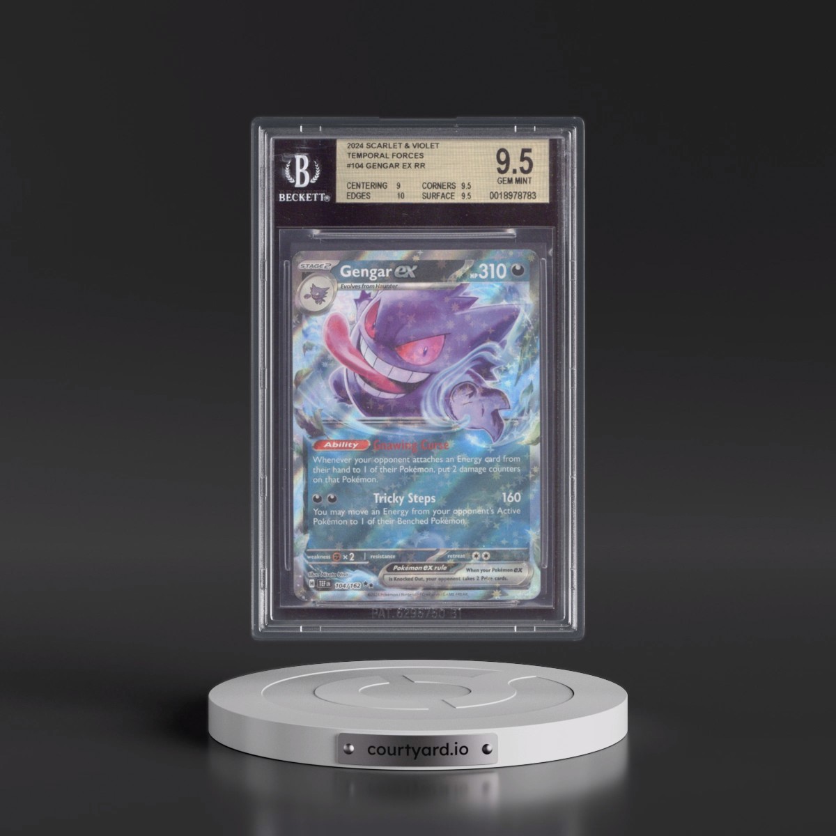 2023 Temporal Forces - TEF EN #104 Gengar ex - Holo (BGS 9.5 GEM MINT)