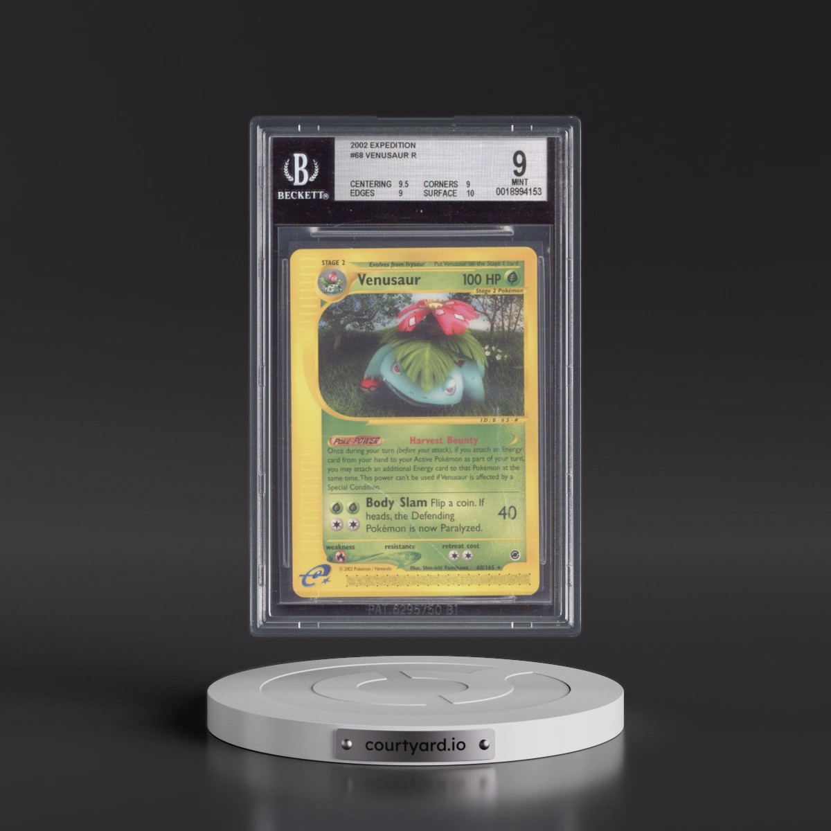 2002 Expedition #68 Venusaur (BGS 9 MINT)
