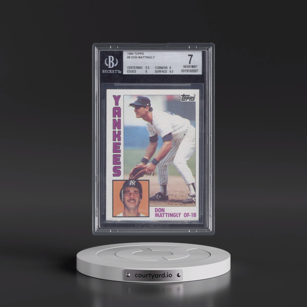 1984 Topps Don Mattingly #8 BGS 7