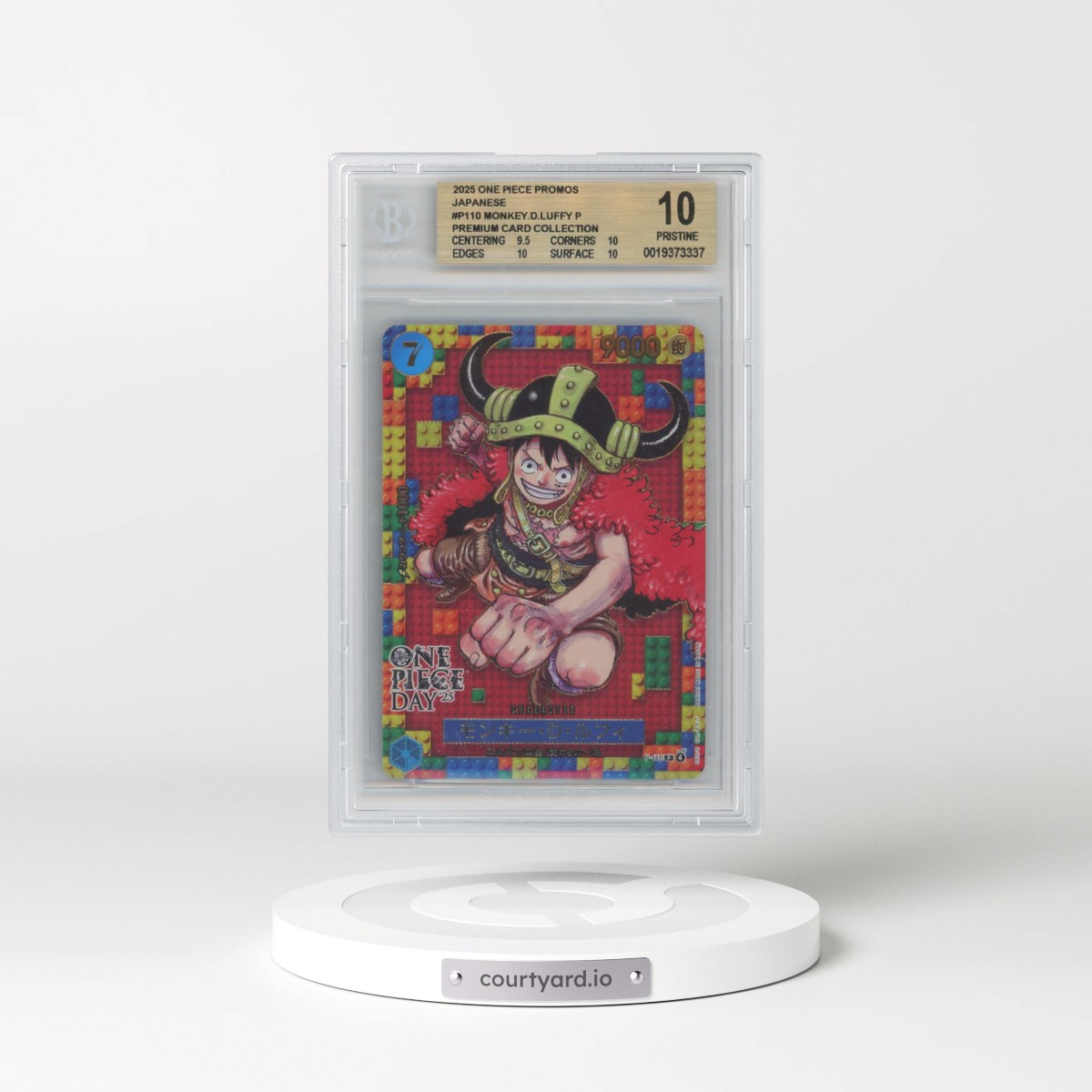 2025 One Piece Japanese Premium Card Collection -One Piece Day'25 #110 Monkey D. Luffy (BGS 10 PRISTINE)