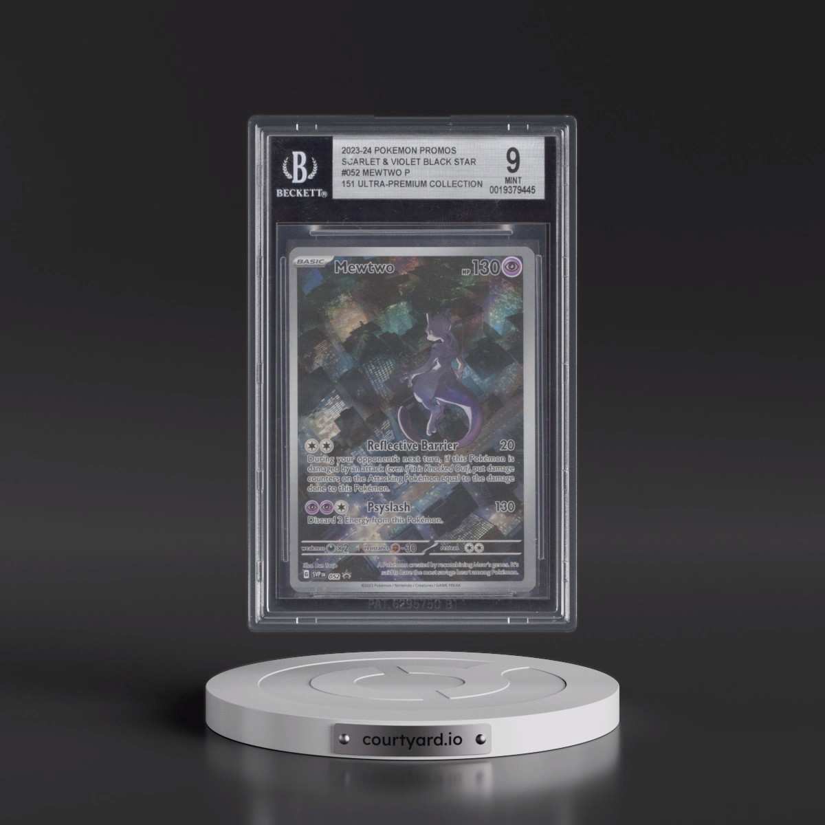 2023 Black Star Promos - Scarlet & Violet SVPEN #052 Mewtwo - 151 Ultra-Premium Collection (Holo) (BGS 9 MINT)