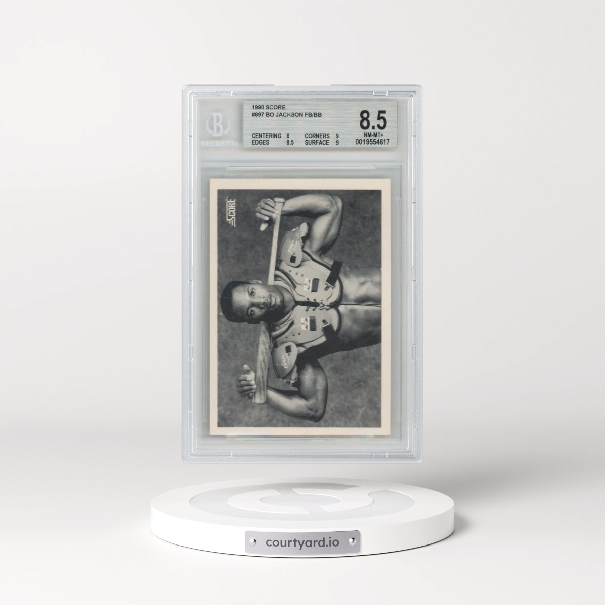 1990 Score #697 Bo Jackson (BGS 8.5 NM-MT+)