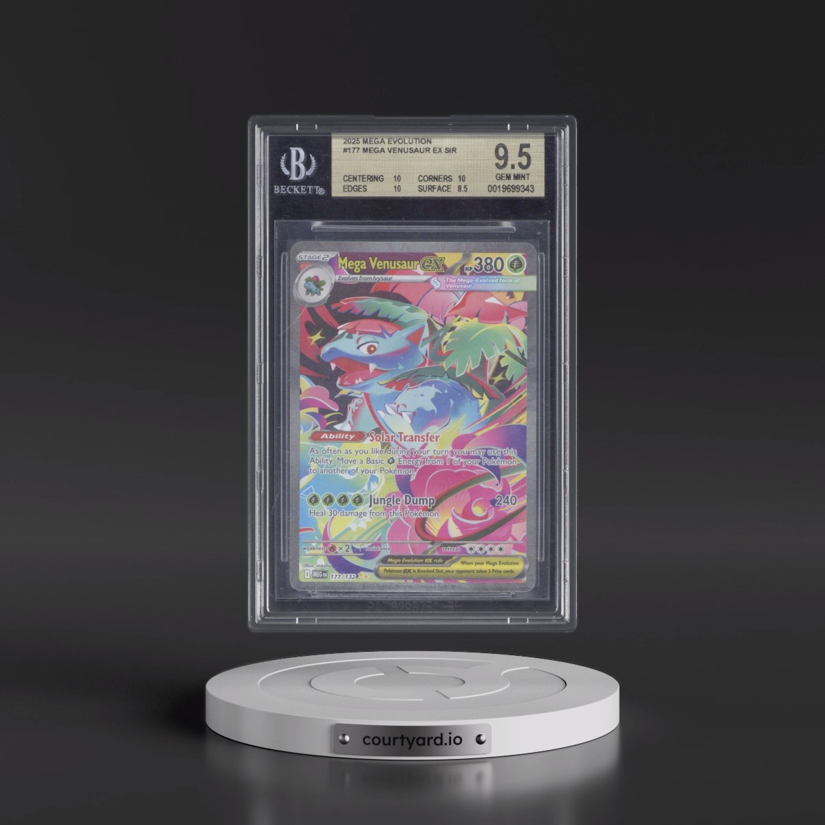 2025 Mega Evolution - MEG EN Mega Venusaur ex - Special Illustration Rare (Holo) #177 BGS 9.5