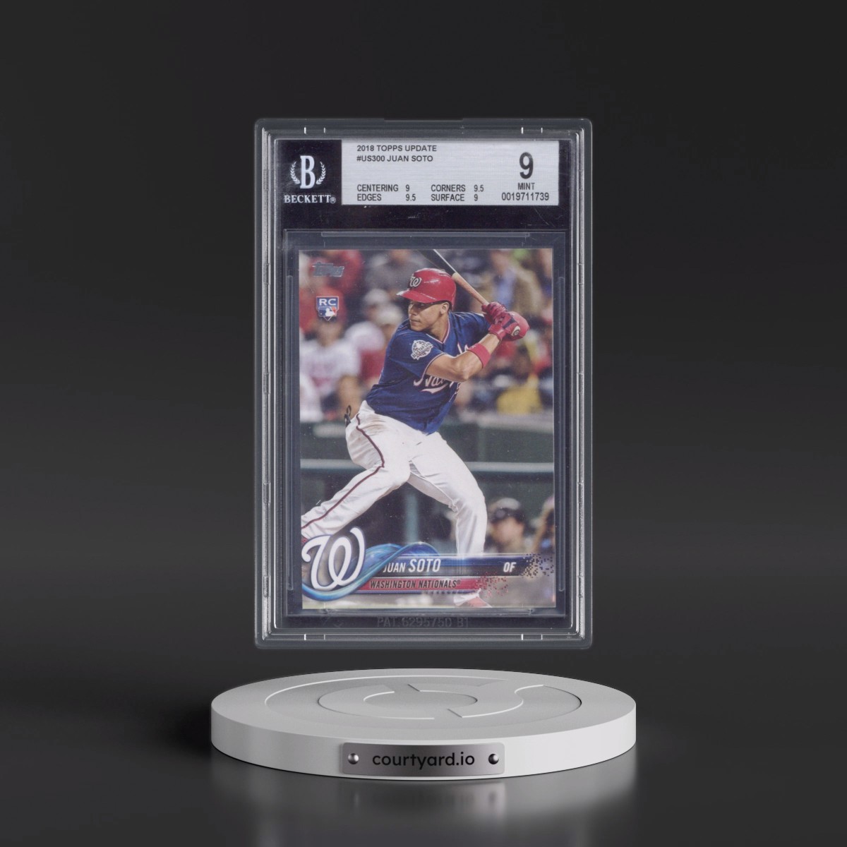 2018 Topps Update #US300 Juan Soto (BGS 9 MINT)