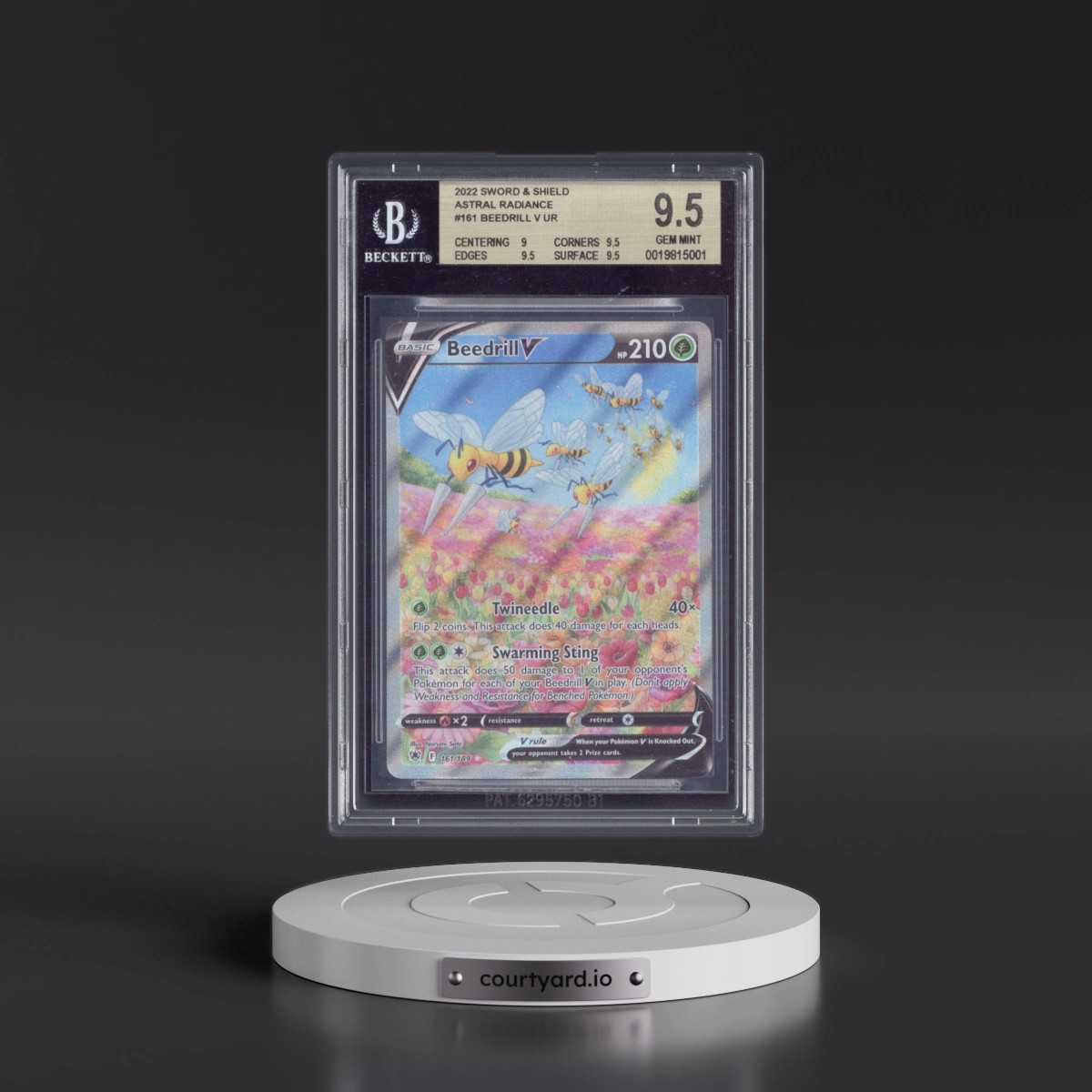 Astral Radiance #161 Beedrill V - Ultra Rare Holo (BGS 9.5 GEM MINT)