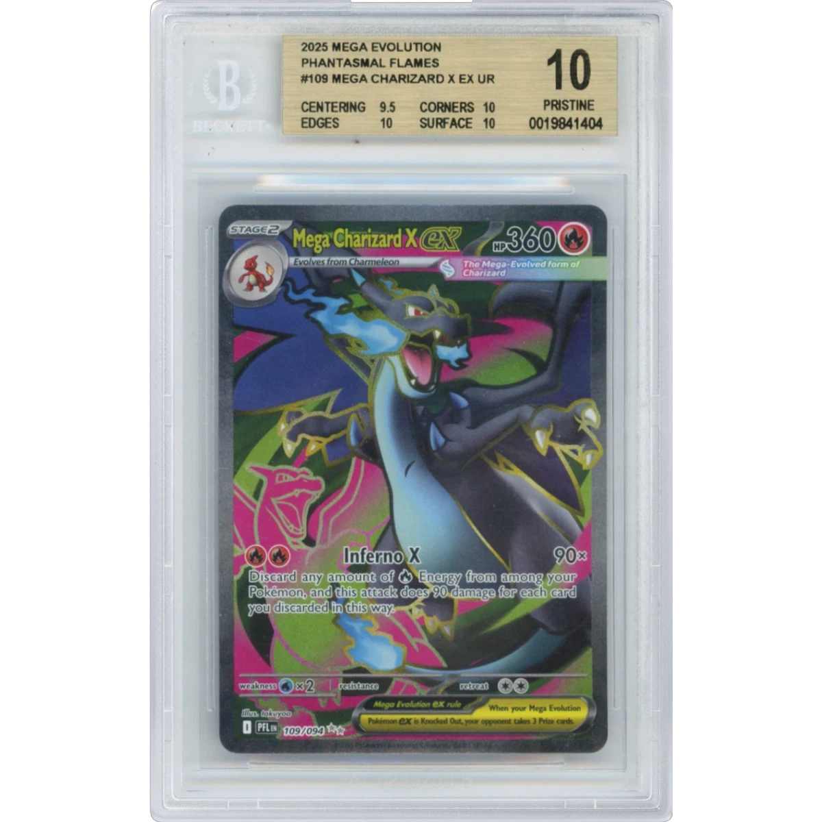 Phantasmal Flames - Mega Charizard X