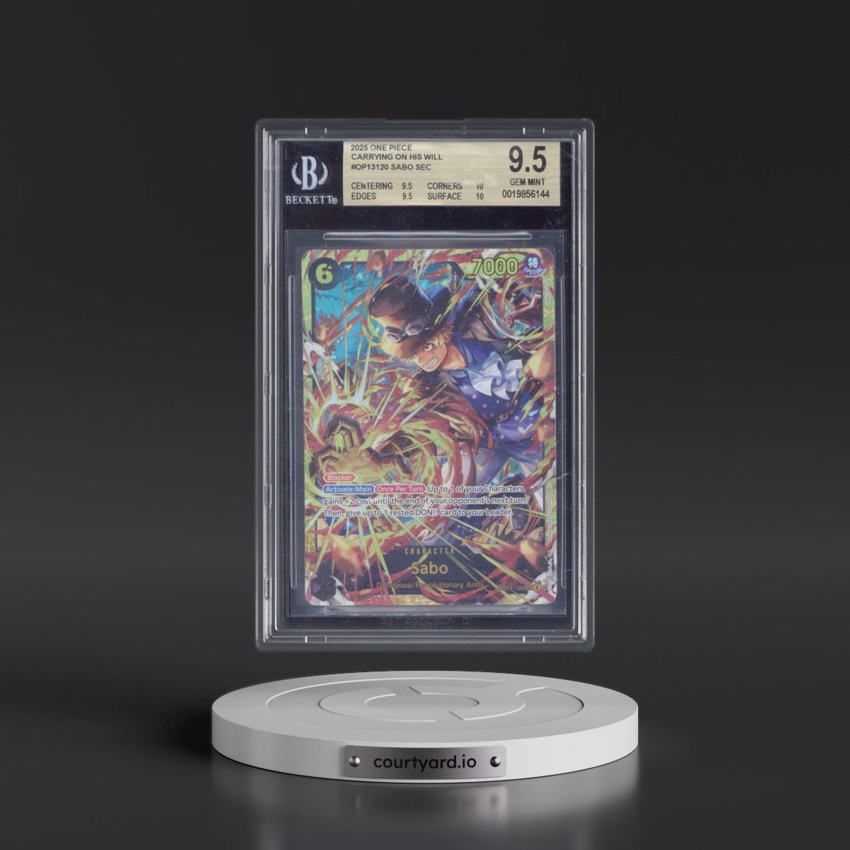 2025 Carrying on His Will (OP13) - English #120 Sabo (BGS 9.5 GEM MINT)