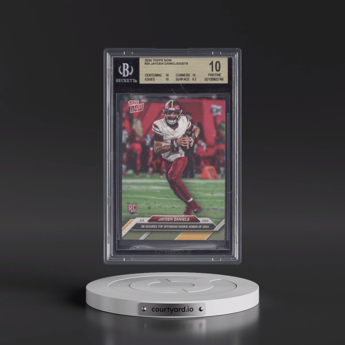 2024 Topps Now Jayden Daniels #24 BGS 10