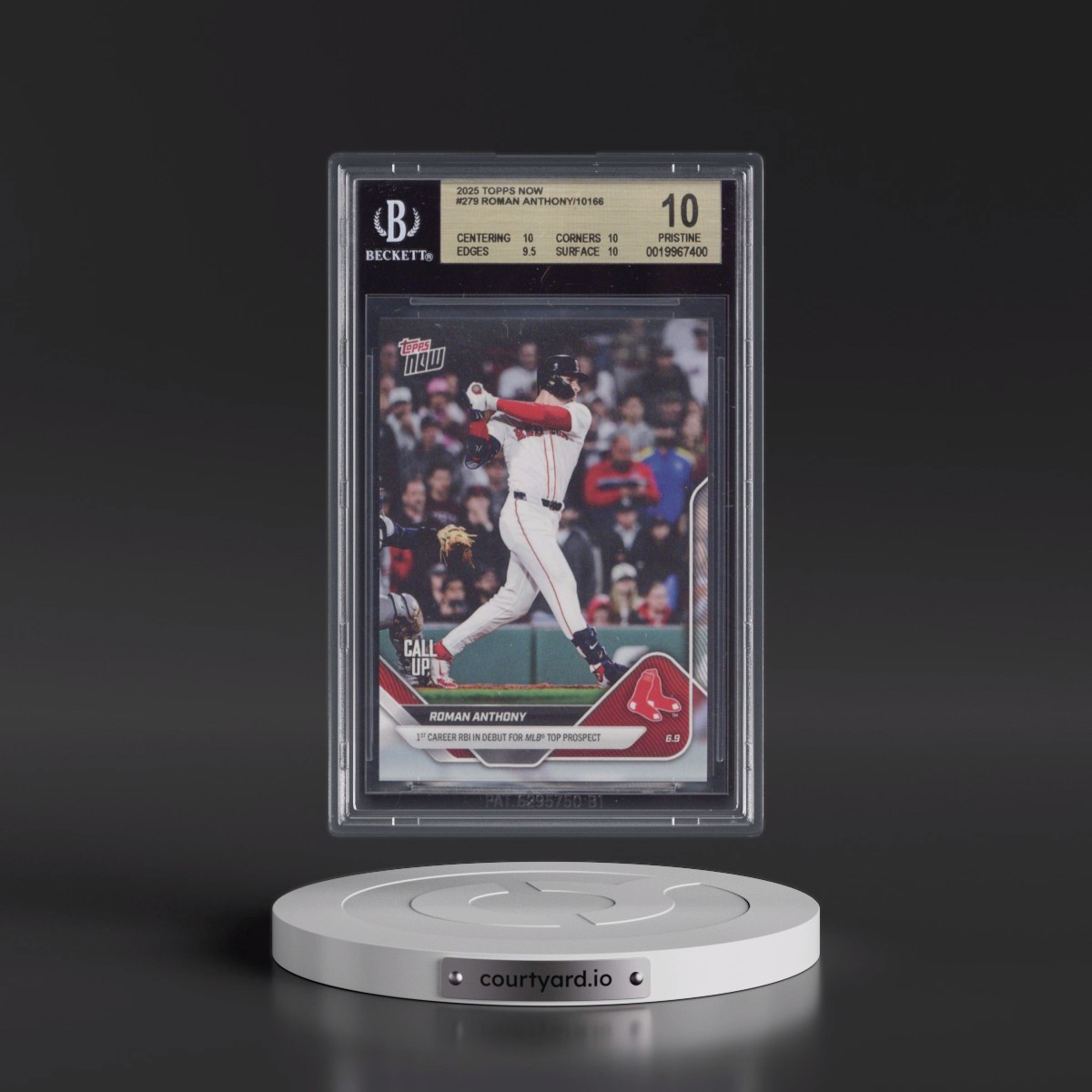 2025 Topps Now #279 Roman Anthony (BGS 10 PRISTINE)
