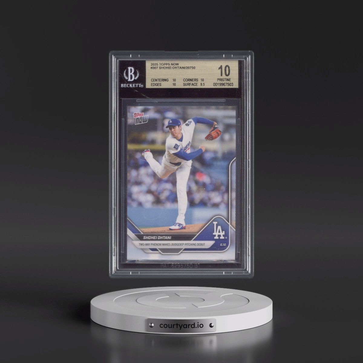 2025 Topps Now #307 Shohei Ohtani (BGS 10 PRISTINE)
