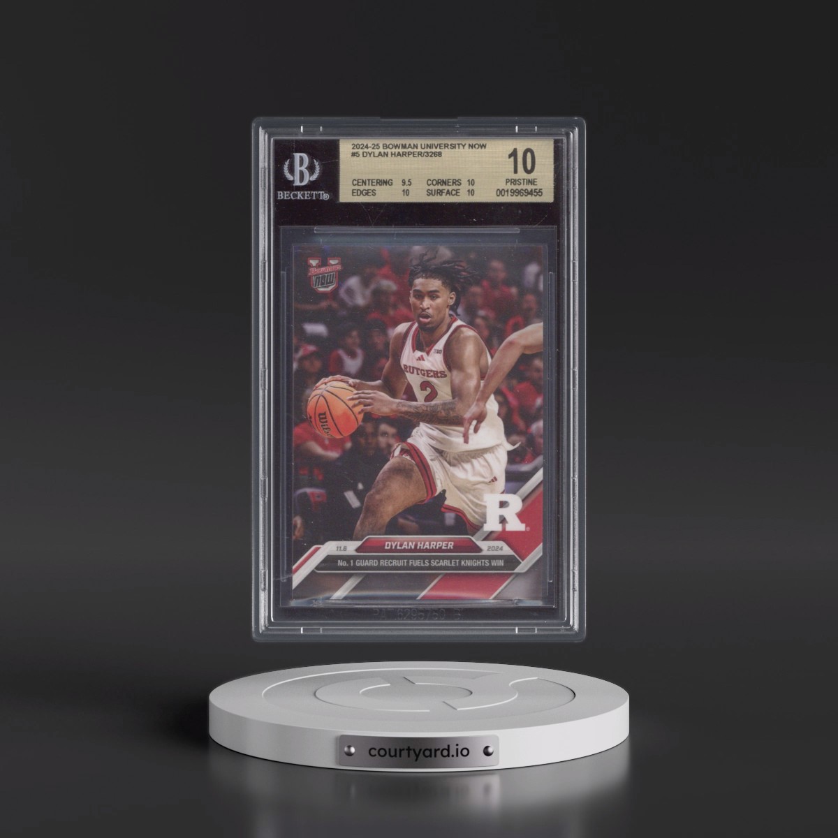 2024 Bowman U Now #5 Dylan Harper (BGS 10 PRISTINE)