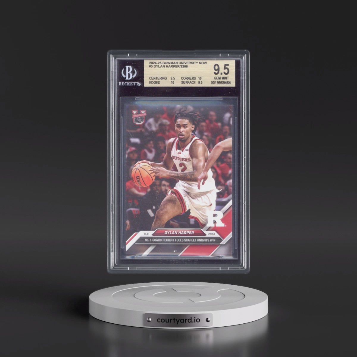 2024 Bowman U Now #5 Dylan Harper (BGS 9.5 GEM MINT)