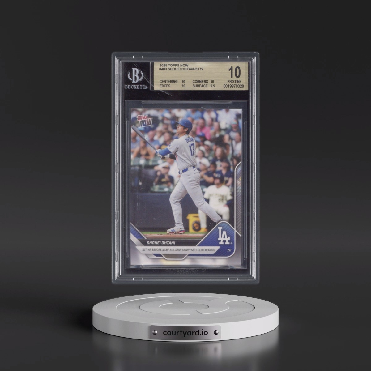 2025 Topps Now #403 Shohei Ohtani (BGS 10 PRISTINE)