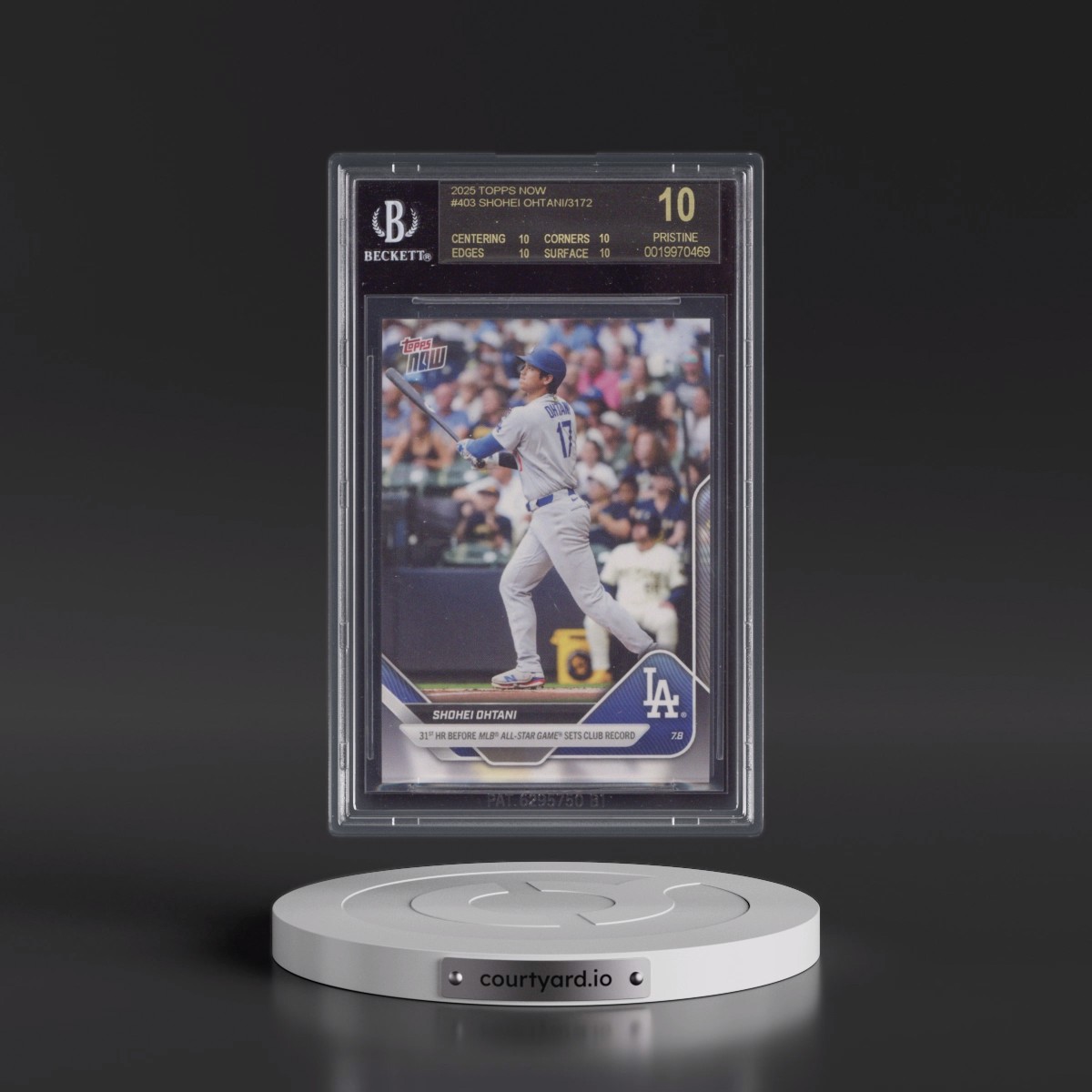 2025 Topps Now Shohei Ohtani #403 BGS 10