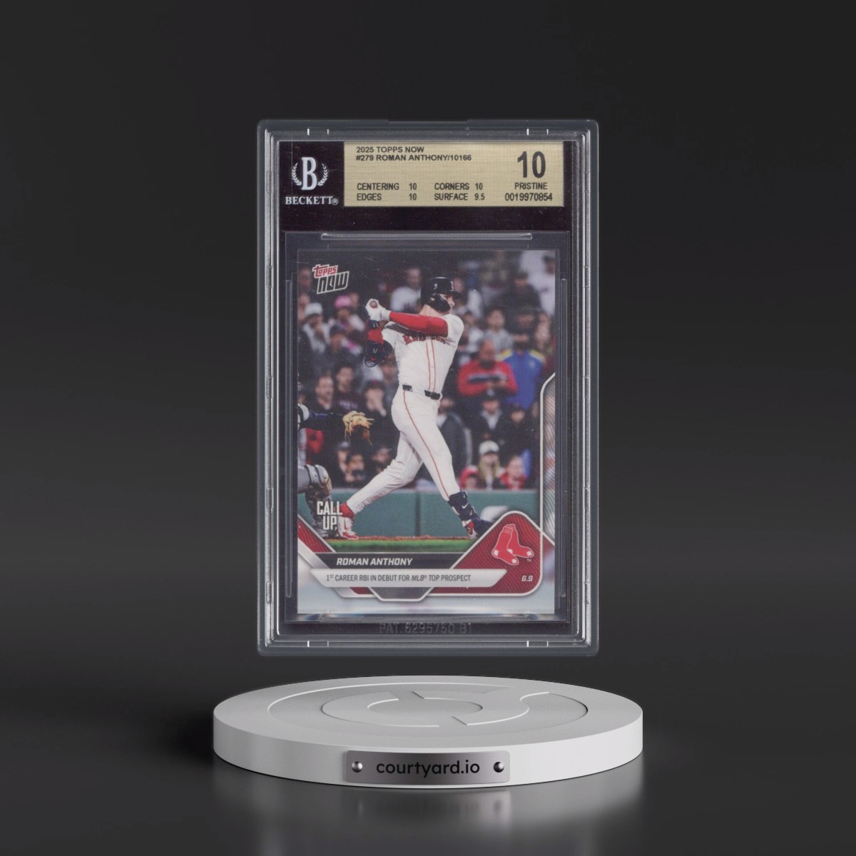 2025 Topps Now #279 Roman Anthony (BGS 10 PRISTINE)