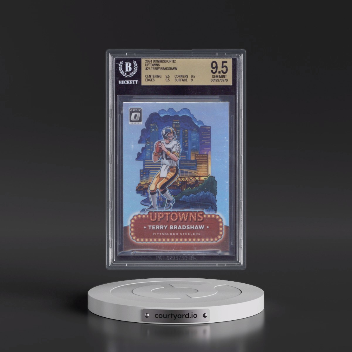 2024 Panini Donruss Optic Uptowns #25 Terry Bradshaw (BGS 9.5 GEM MINT)