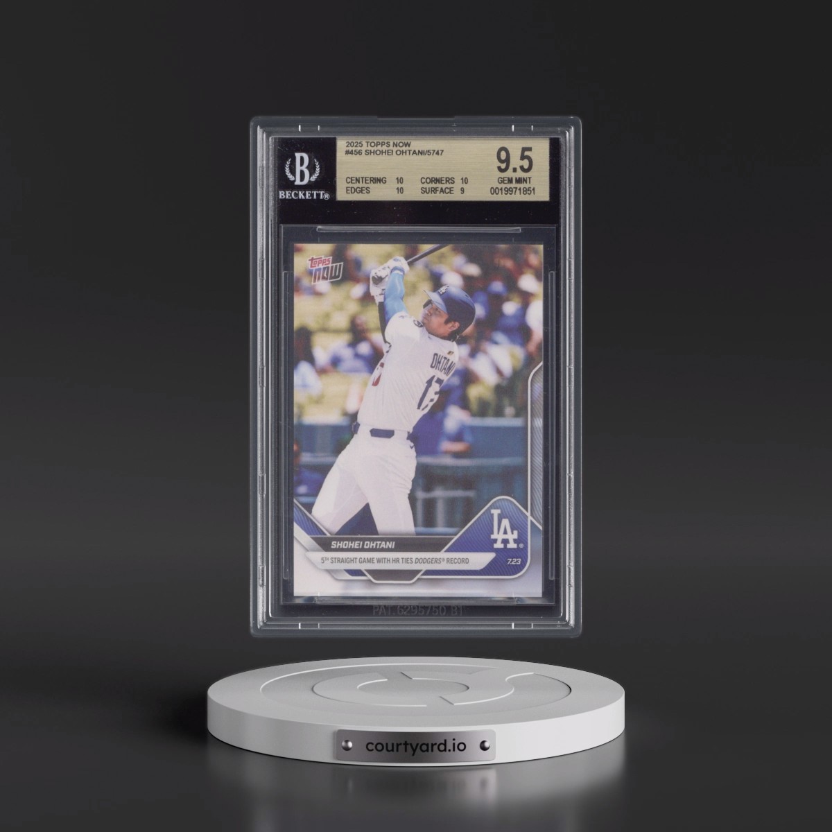 2025 Topps Now #456 Shohei Ohtani (BGS 9.5 GEM MINT)