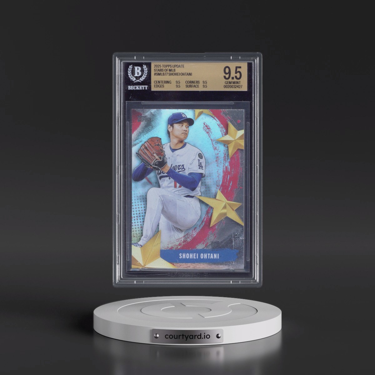 2025 Topps Stars of MLB #SMLB77 Shohei Ohtani - Update (BGS 9.5 GEM MINT)