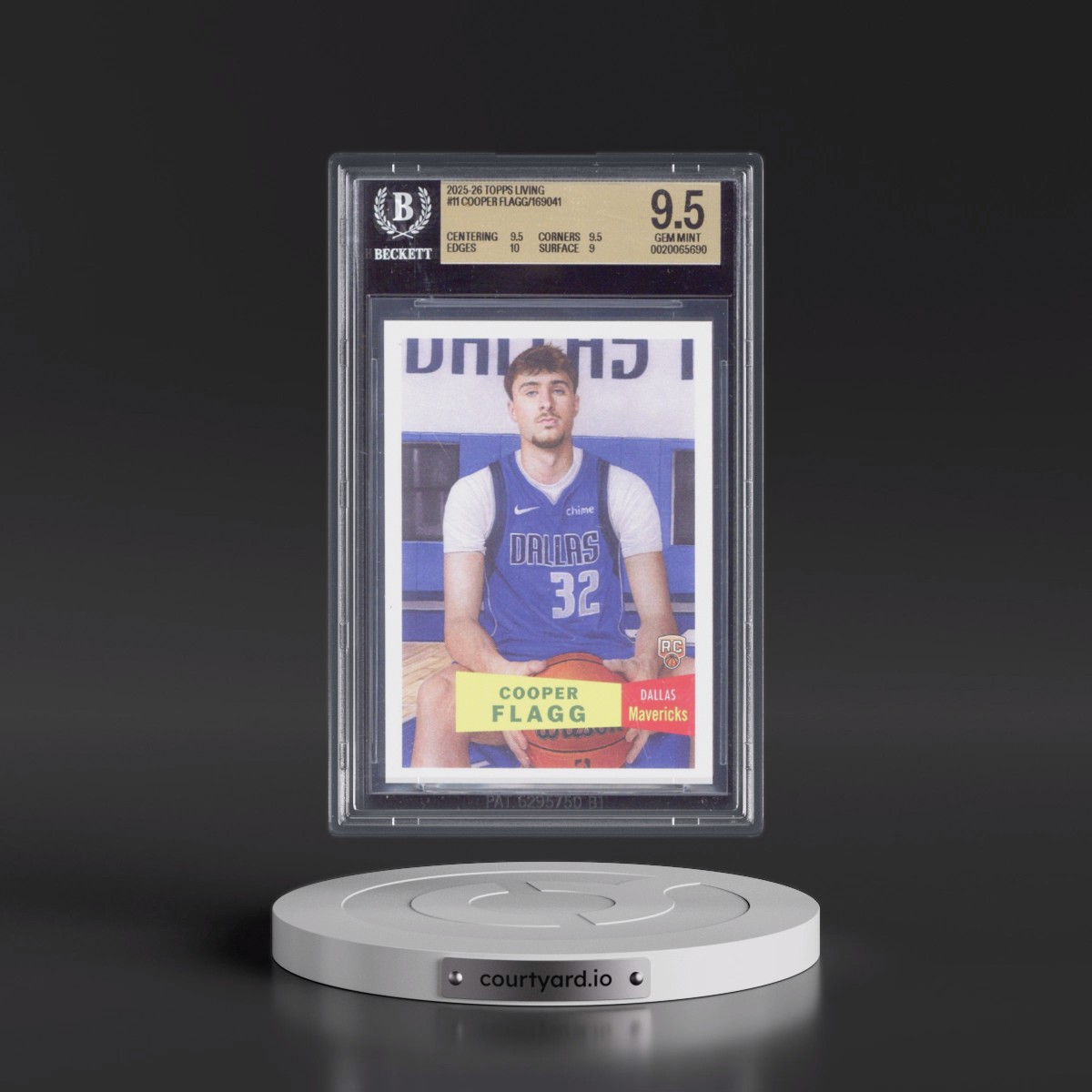 2026 Topps Living #11 Cooper Flagg (BGS 9.5 GEM MINT)