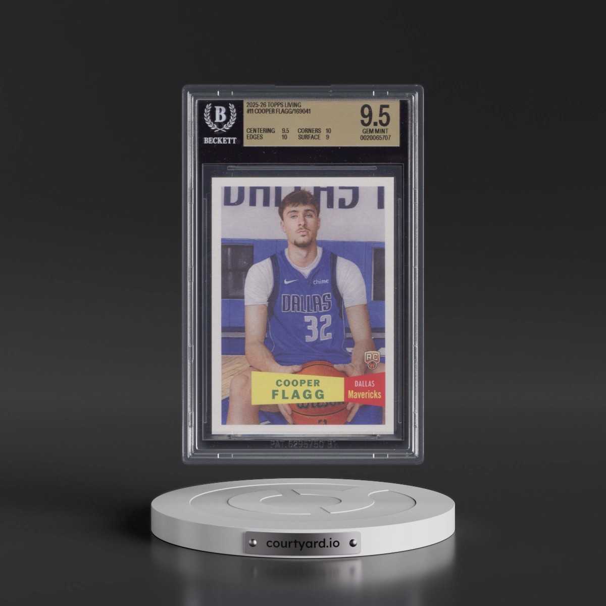 2026 Topps Living #11 Cooper Flagg (BGS 9.5 GEM MINT)