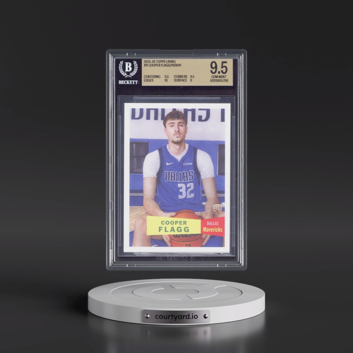 2026 Topps Living #11 Cooper Flagg (BGS 9.5 GEM MINT)