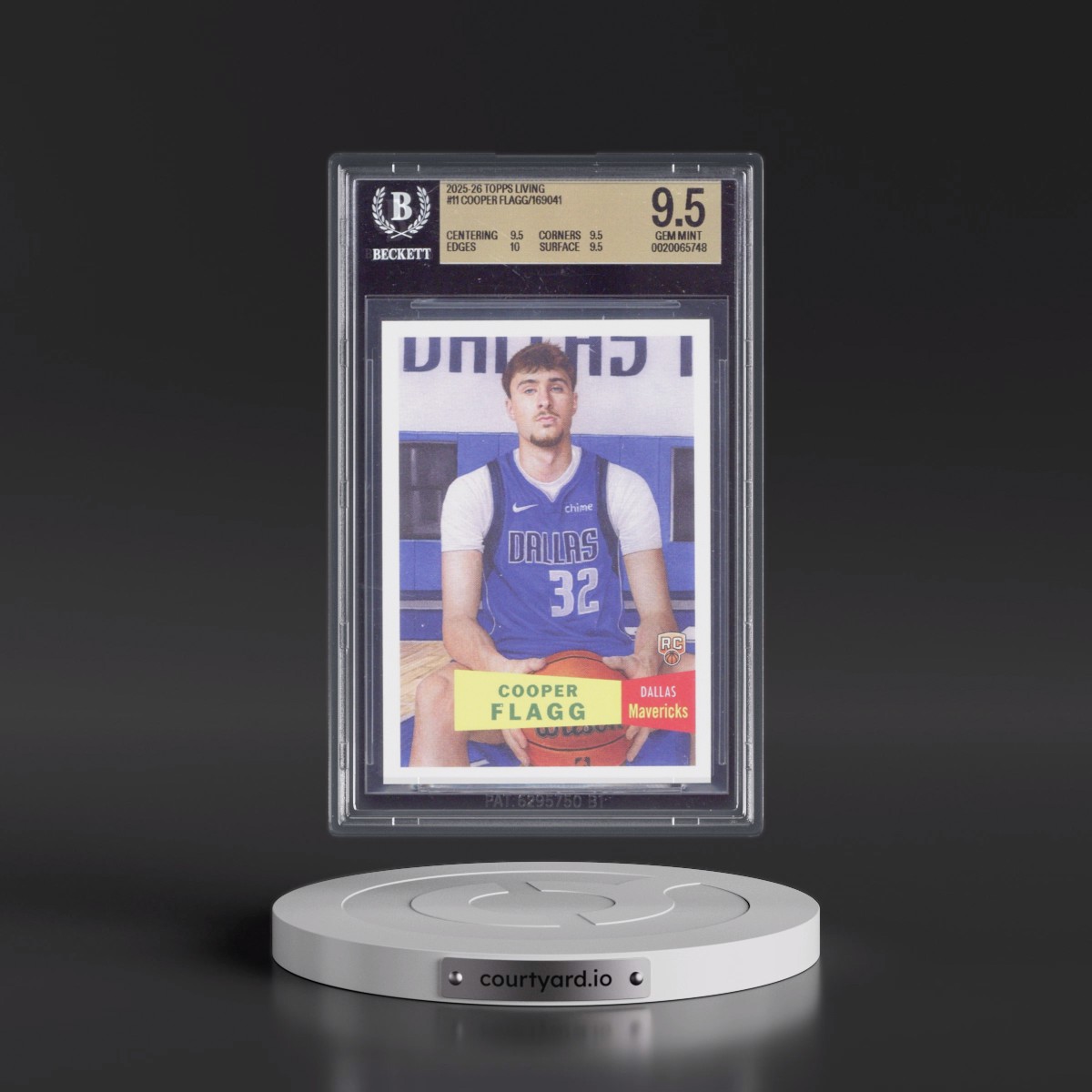 2026 Topps Living #11 Cooper Flagg (BGS 9.5 GEM MINT)