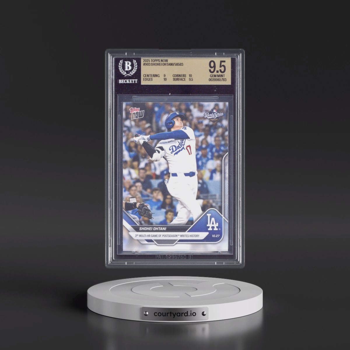 2025 Topps Now #903 Shohei Ohtani (BGS 9.5 GEM MINT)