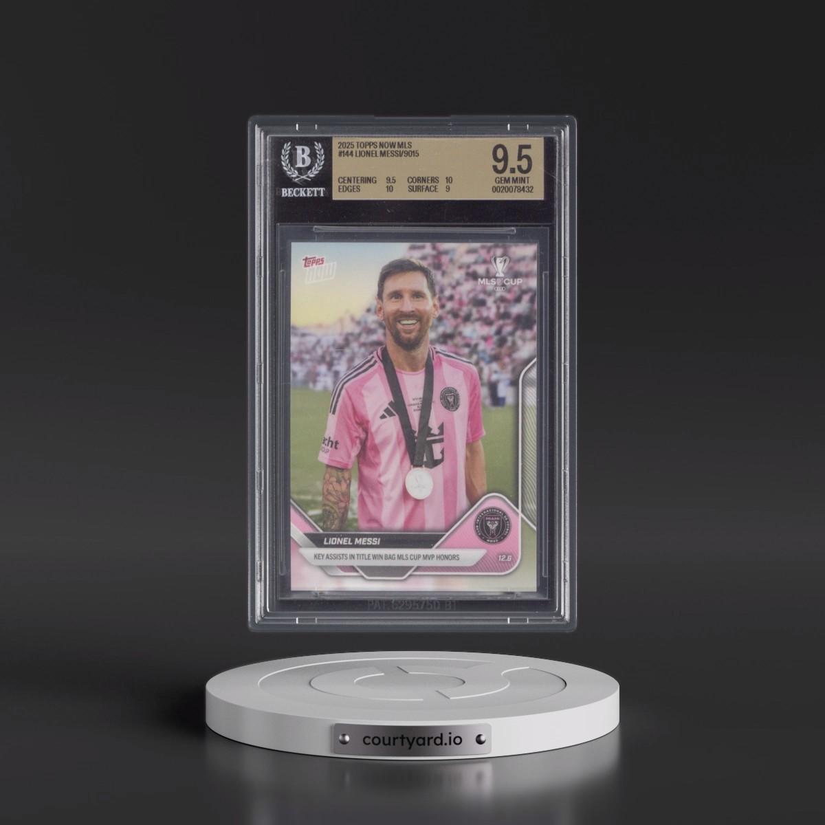 2025 Topps Now MLS #144 Lionel Messi/9015* (BGS 9.5 GEM MINT)
