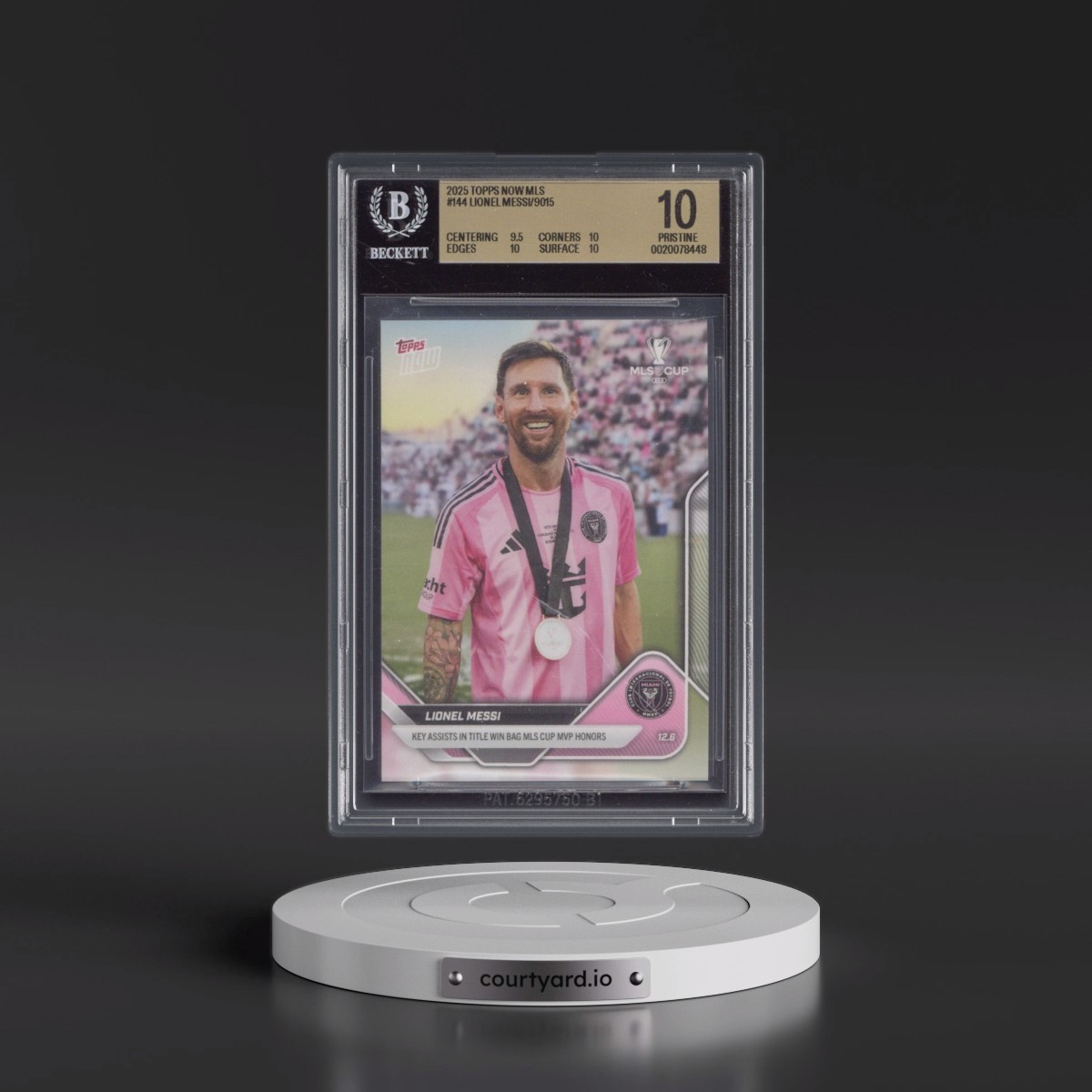 2025 Topps Now MLS #144 Lionel Messi/9015* (BGS 10 PRISTINE)