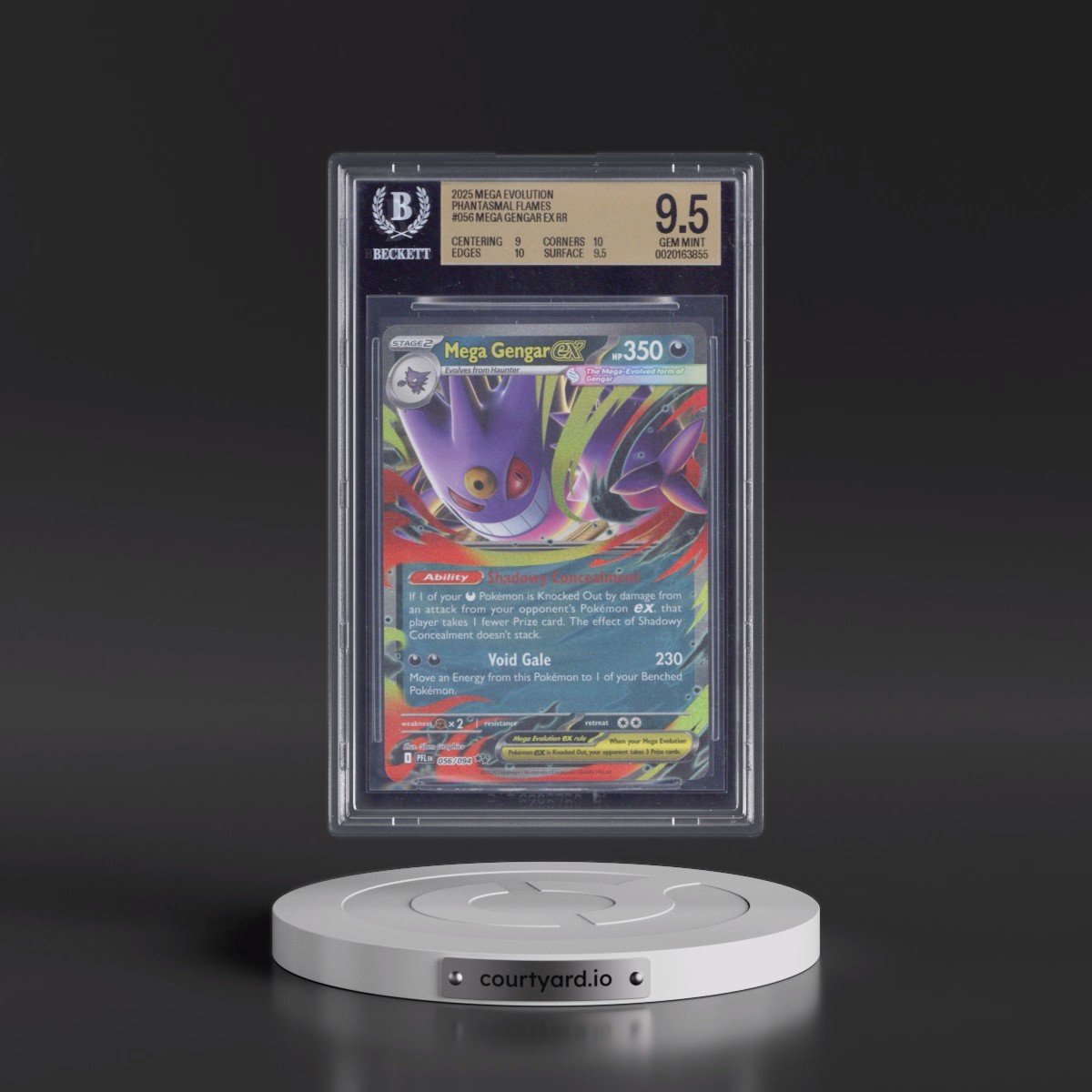 2025 Phantasmal Flames - PFL EN Mega Gengar ex - Holo #056 BGS 9.5