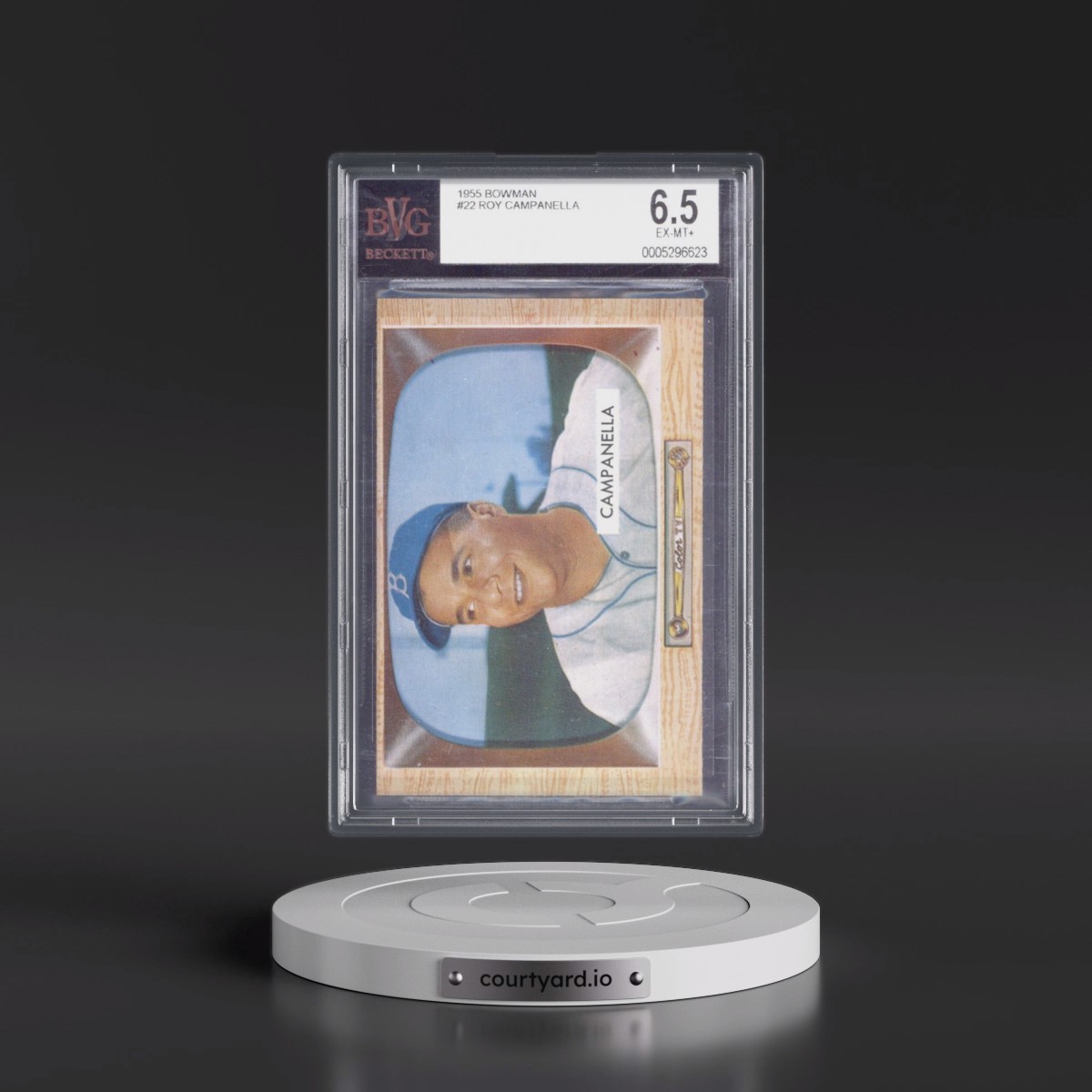 1955 Bowman Roy Campanella #22 BVG 6.5