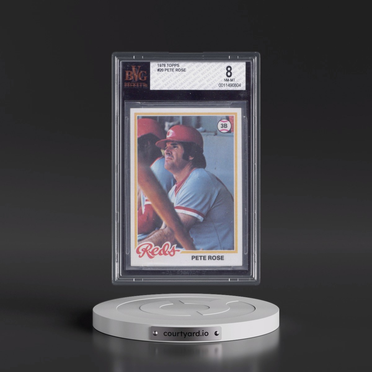1978 Topps #20 Pete Rose (BVG 8 NM-MT)