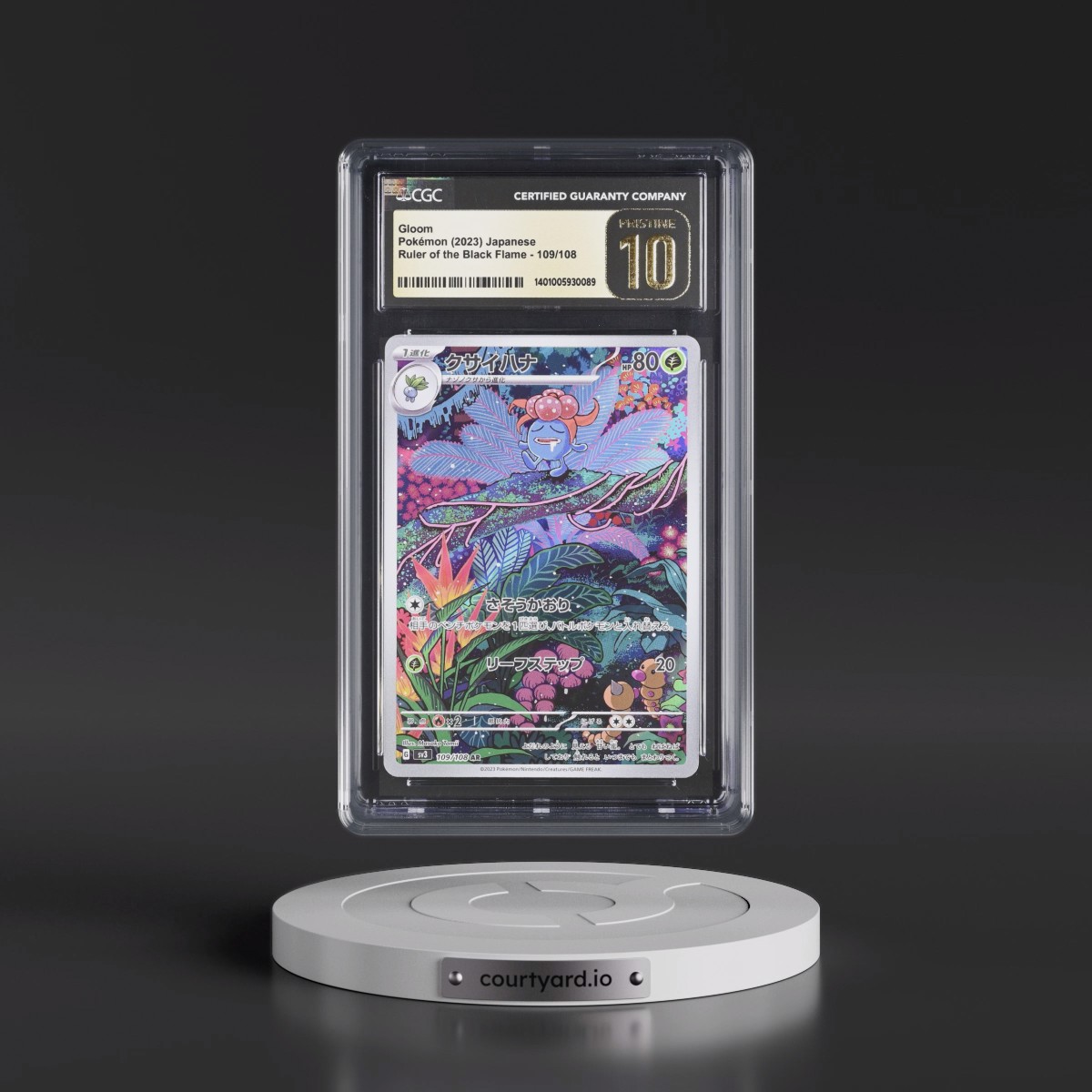 2023 Ruler of the Black Flame #109/108 Gloom - Art Rare Holo (CGC 10 PRISTINE)