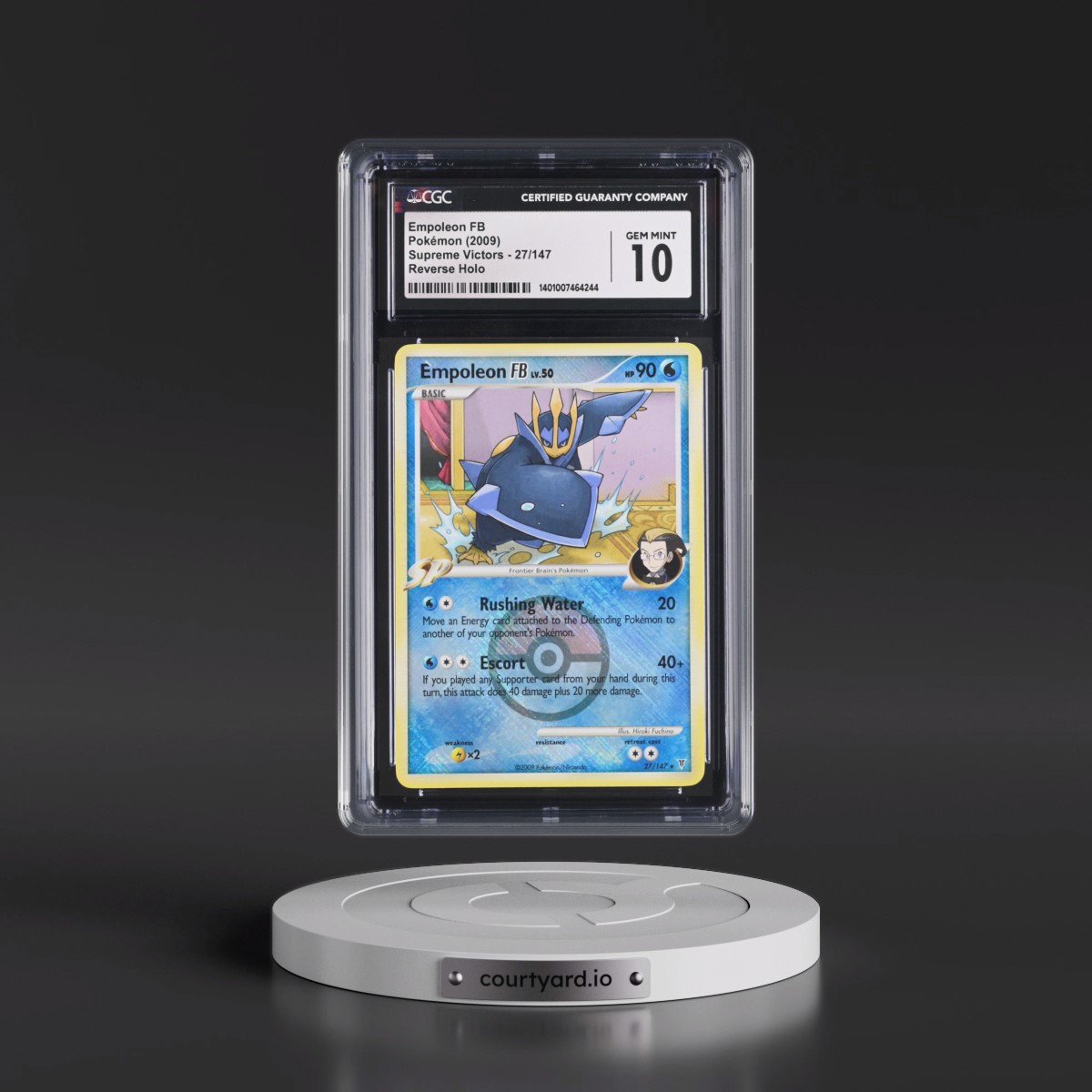 2009 Supreme Victors #27/147 Empoleon FB - Reverse Holo (CGC 10 GEM MINT)