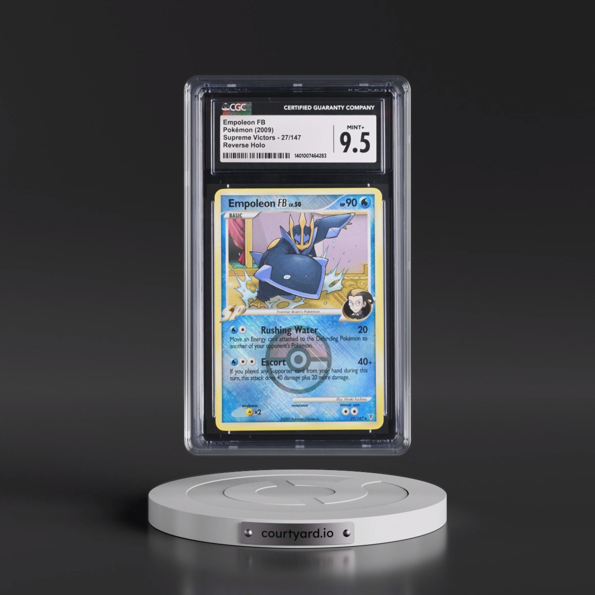 2009 Supreme Victors #27/147 Empoleon FB - Reverse Holo (CGC 9.5 MINT+)