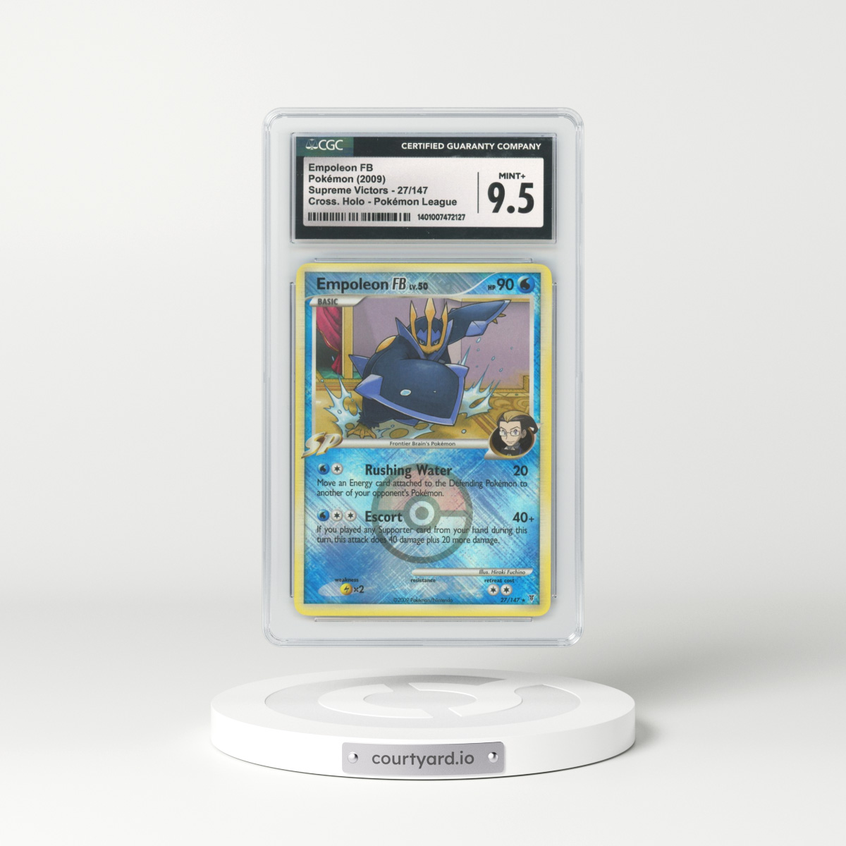 2009 Platinum - Supreme Victors #27 Empoleon FB - Holo (CGC 9.5 MINT+)