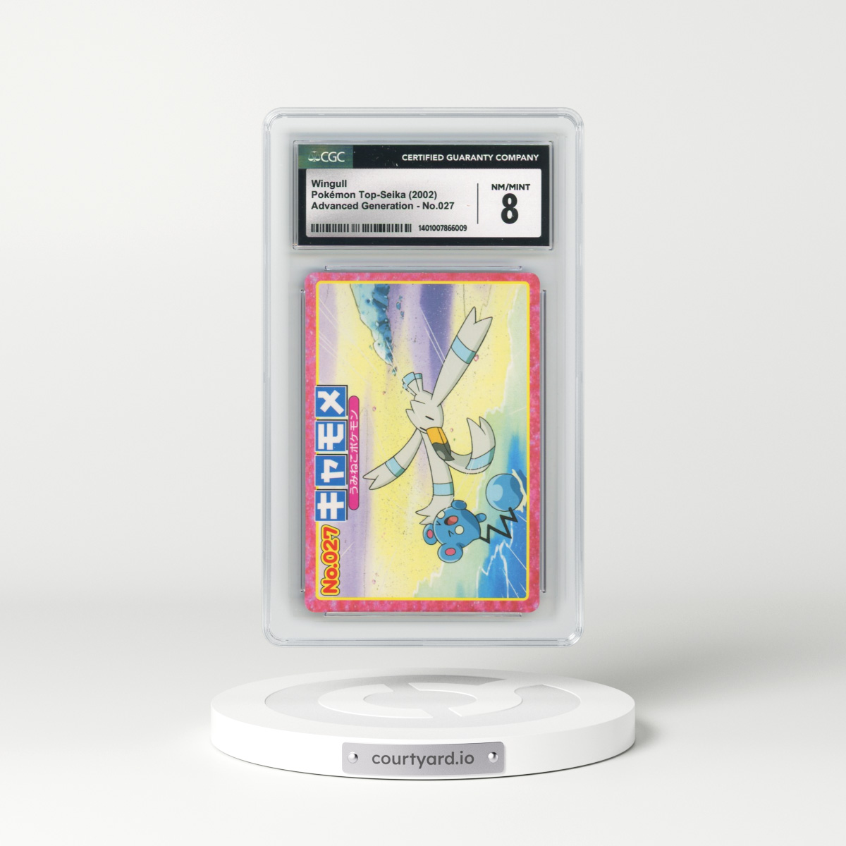 2002 Advanced Generation (Pink Border) #027 Wingull (CGC 8 NM-MT)