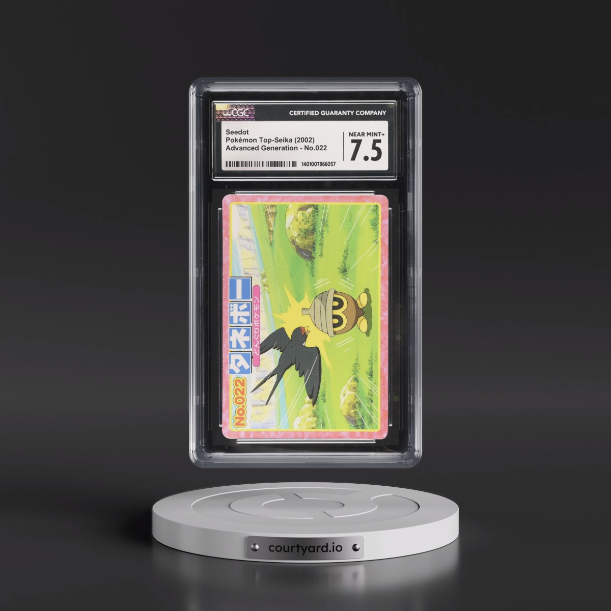 2002 Advanced Generation (Pink Border) #022 Seedot (CGC 7.5 NM+)