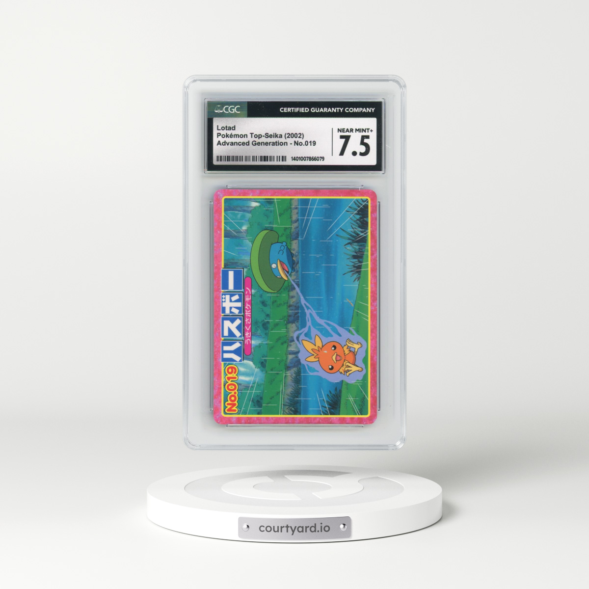 2002 Advanced Generation (Pink Border) #019 Lotad (CGC 7.5 NM+)