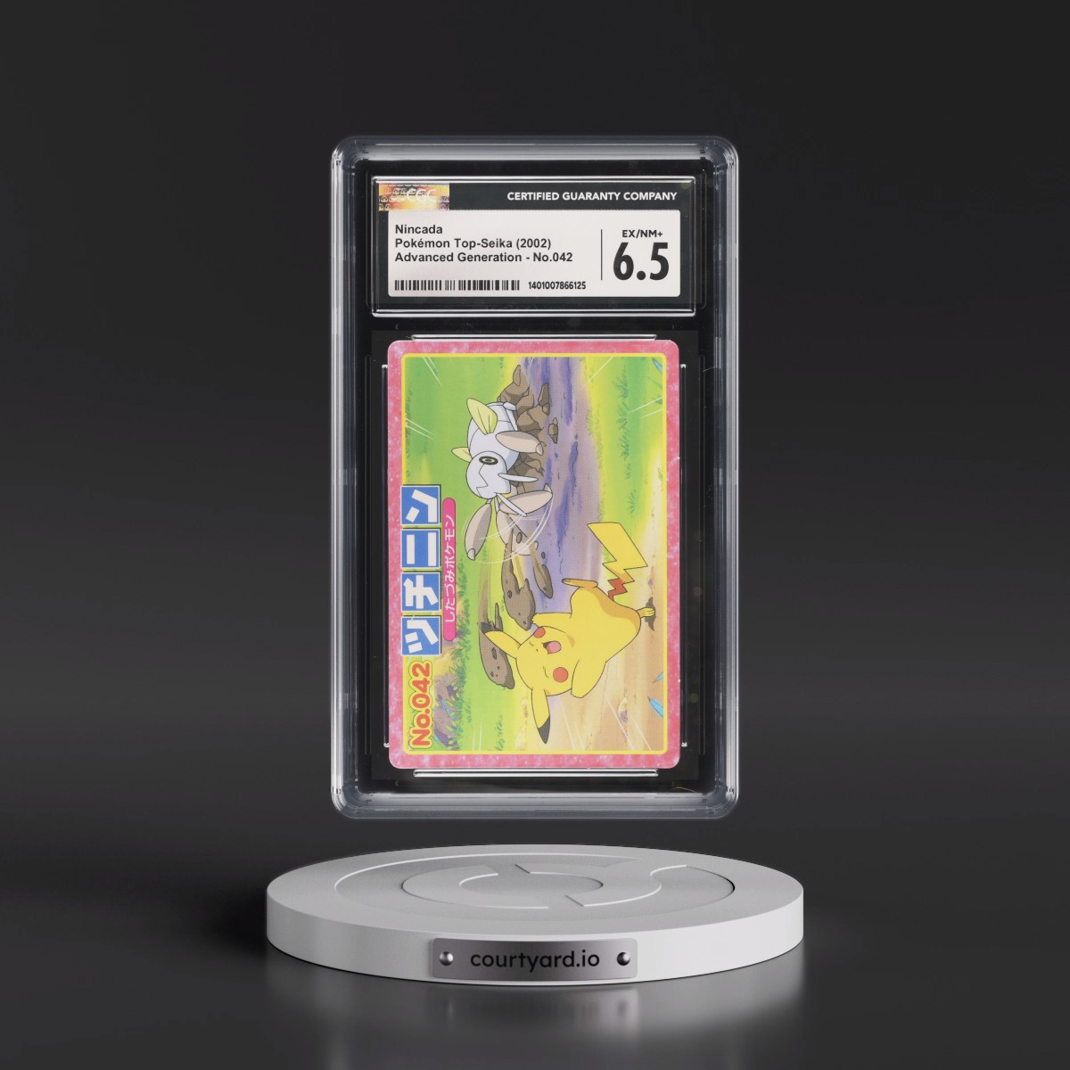 2002 Advanced Generation (Pink Border) #042 Nincada (CGC 6.5 EX-NM+)