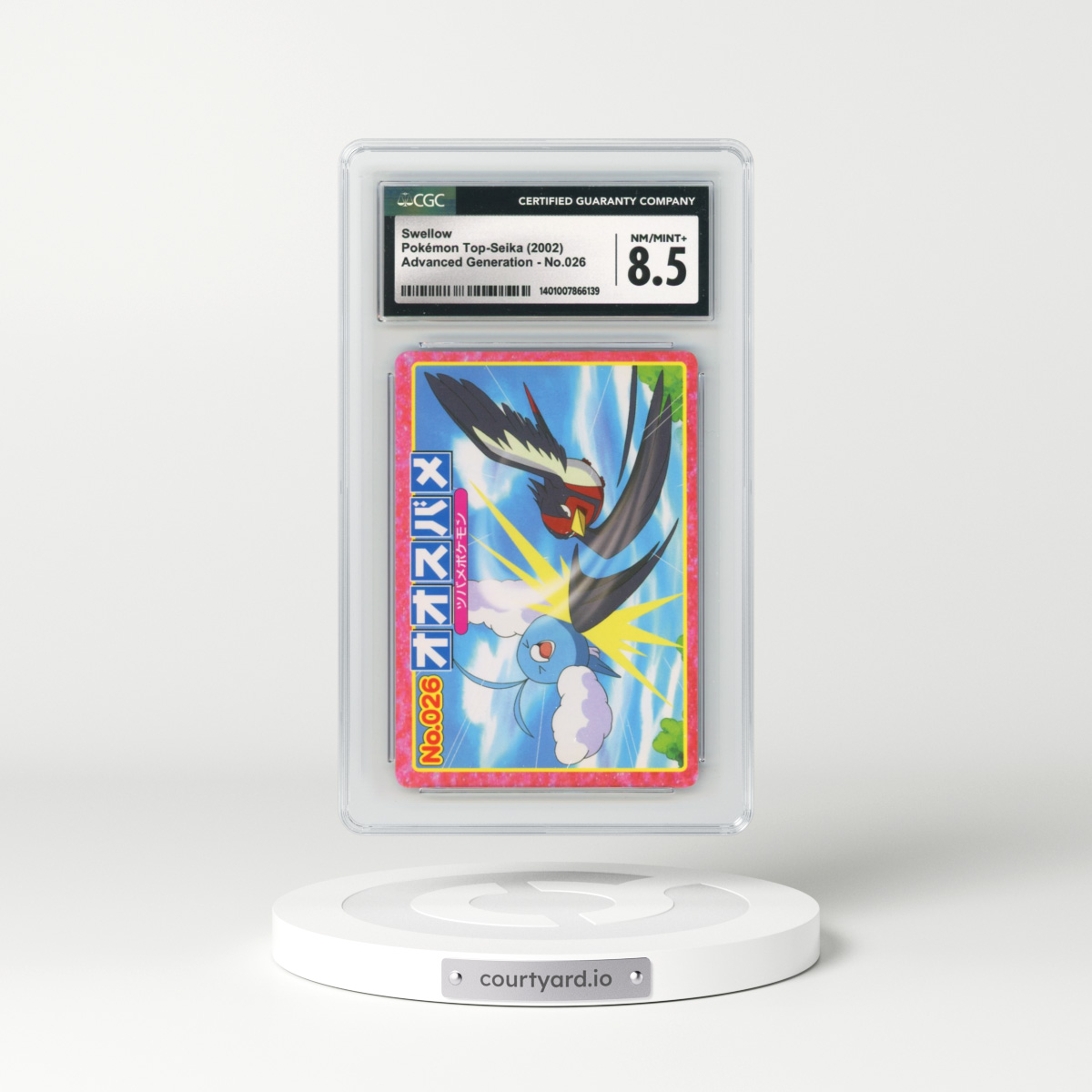 2002 Advanced Generation (Pink Border) #026 Swellow (CGC 8.5 NM-MT+)