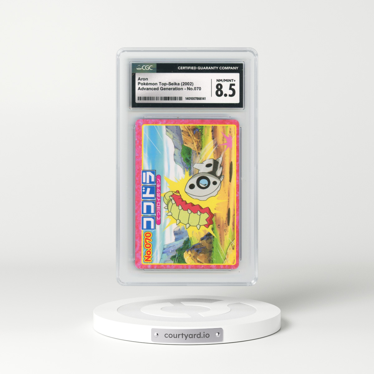 2002 Advanced Generation (Pink Border) #070 Aron (CGC 8.5 NM-MT+)